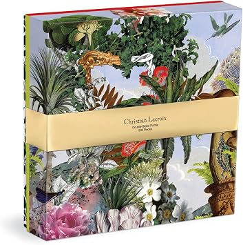 Christian Lacroix Jardin Des Reves 500 Piece Double-Sided Puzzle - Challenging and Fun Jigsaw Puzzle - Chic Design - Thick and Sturdy Pieces - Makes a Great Gift