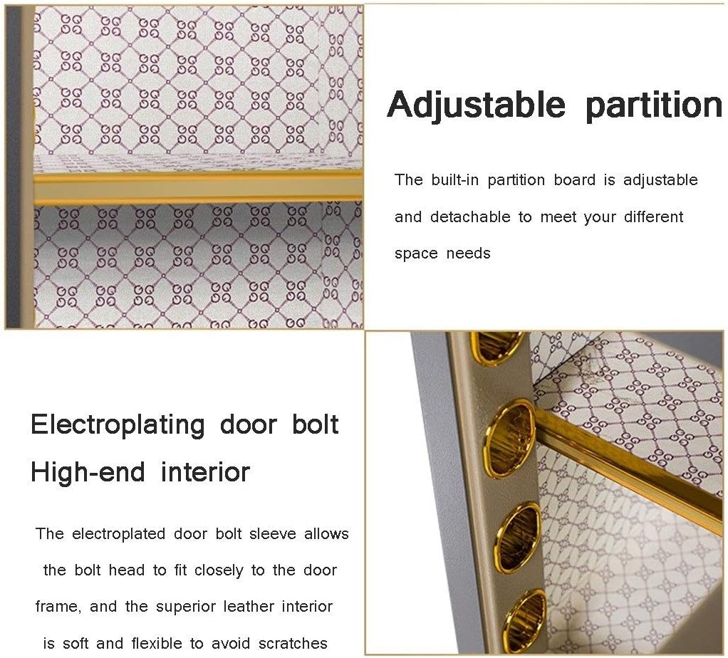 Security Safes Safe Wall-Mounted Anti-Theft Safe Box Home LCD Digital Strongbox Anti-Theft Safe Deposit Box for Cash and Jewelry (Color : Style1)