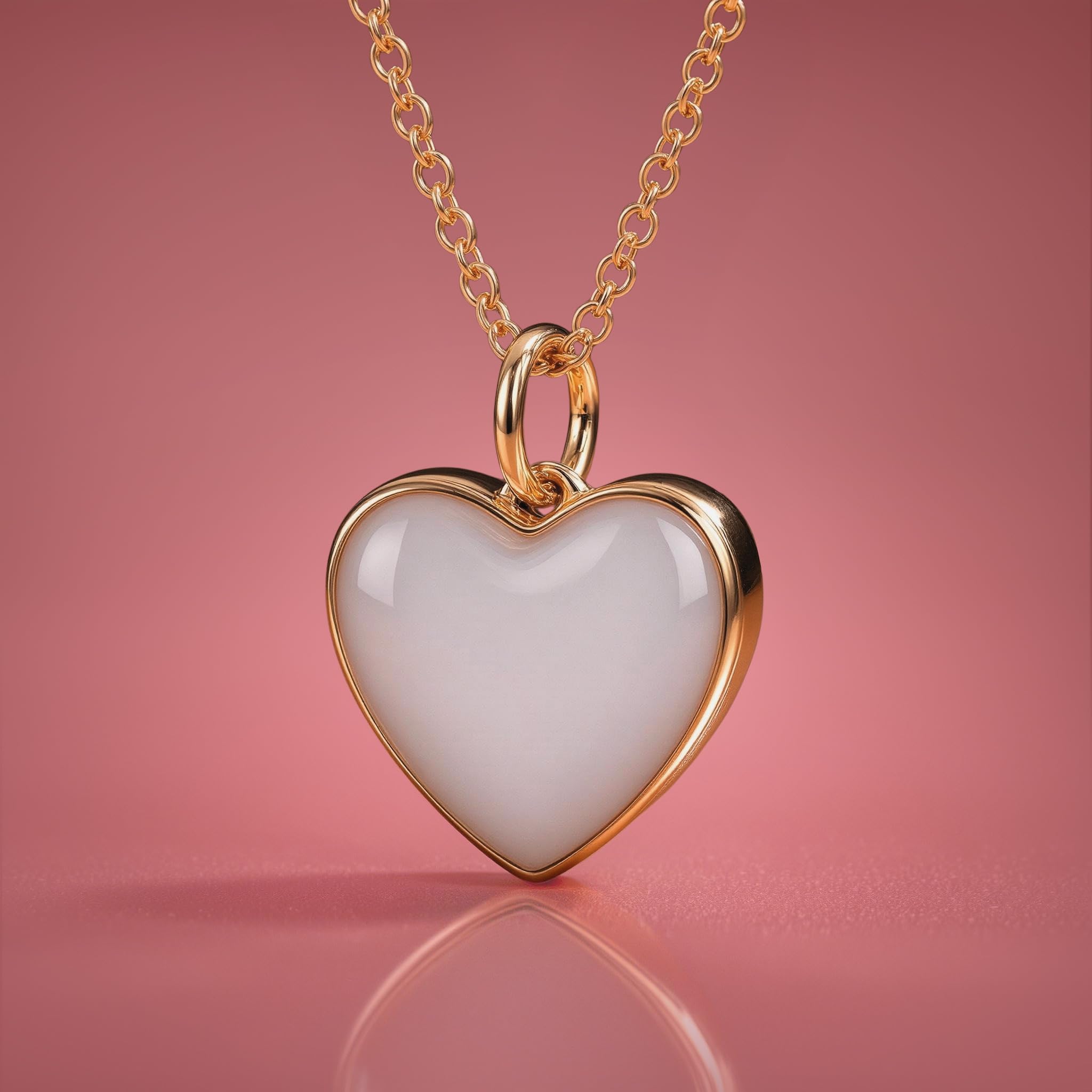 Kit Milch Brust DIY - Herzkette in Herzform aus Gold