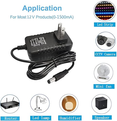 Miniatura 6 de MTYTOT Fuente de adaptador de corriente de 12 V 3 A 100-240 V 50-60 Hz ac a dc 12 voltios 3 amperios convertidor de fuente de alimentación de CC