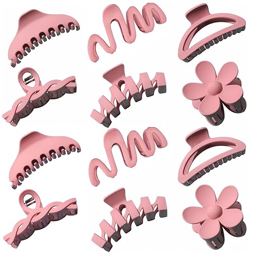 Miniatura 7 de 12 pinzas para el cabello pinzas grandes para cabello grueso y fino pinzas multiestilo pinzas para el cabello grandes antideslizantes para mujeres y