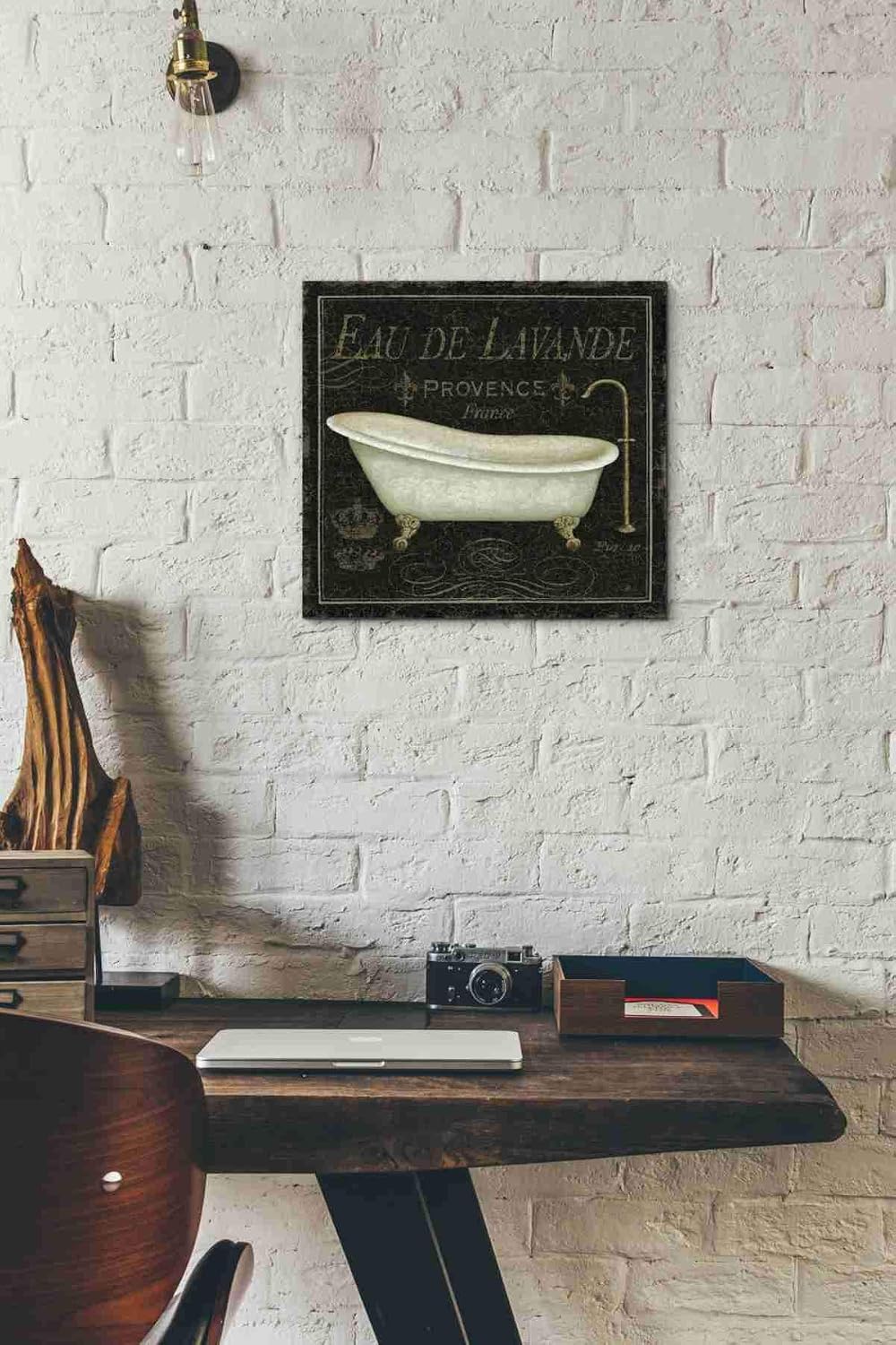 Epic Graffiti 'Bain de Luxe I' by Daphne Brissonet, Canvas Wall Art, 12"x12"