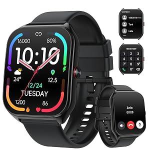 AI Smart Watch for Men Women with ChatGPT 1000mAh Fitness Tracker 60-Day Standby Time 1 96 HD SmartWatch