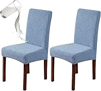 Vista 53 de Genina Fundas impermeables para sillas Parsons de comedor, fundas elásticas para sillas Parsons para comedor, cocina, funda protectora para silla