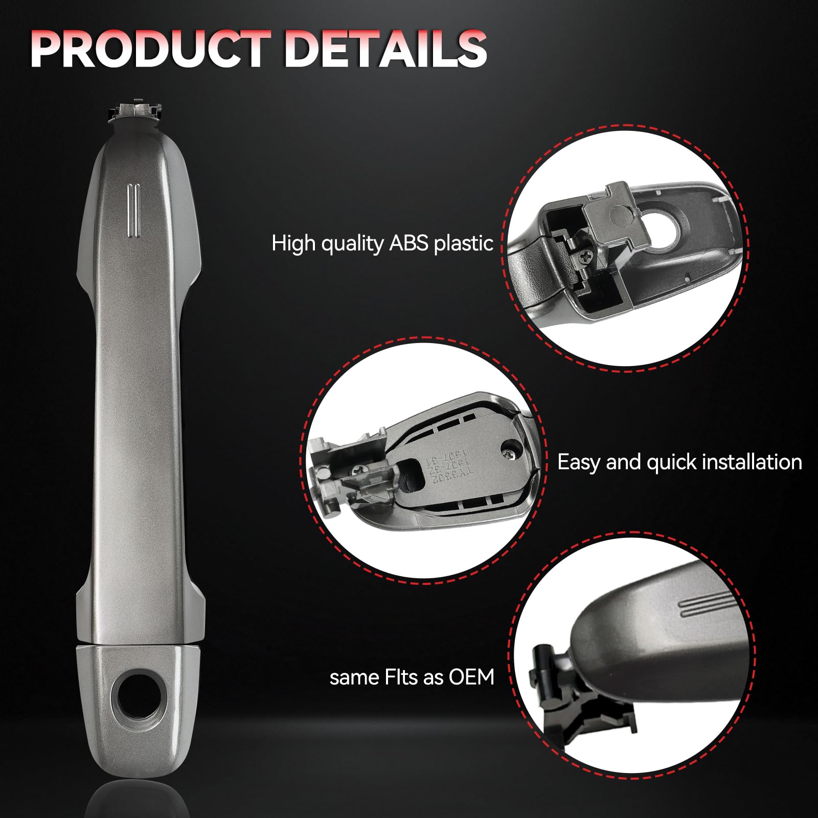Amazon.com: OEMASSIVE Exterior Door Handle for Toyota Camry 2012