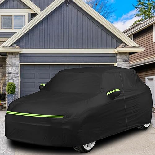 Miniatura 7 de Fundas impermeables para automóvil de repuesto para Nissan Xterra 1999–2015, 6 capas para todo tipo de clima, ajuste personalizado, con puerta con