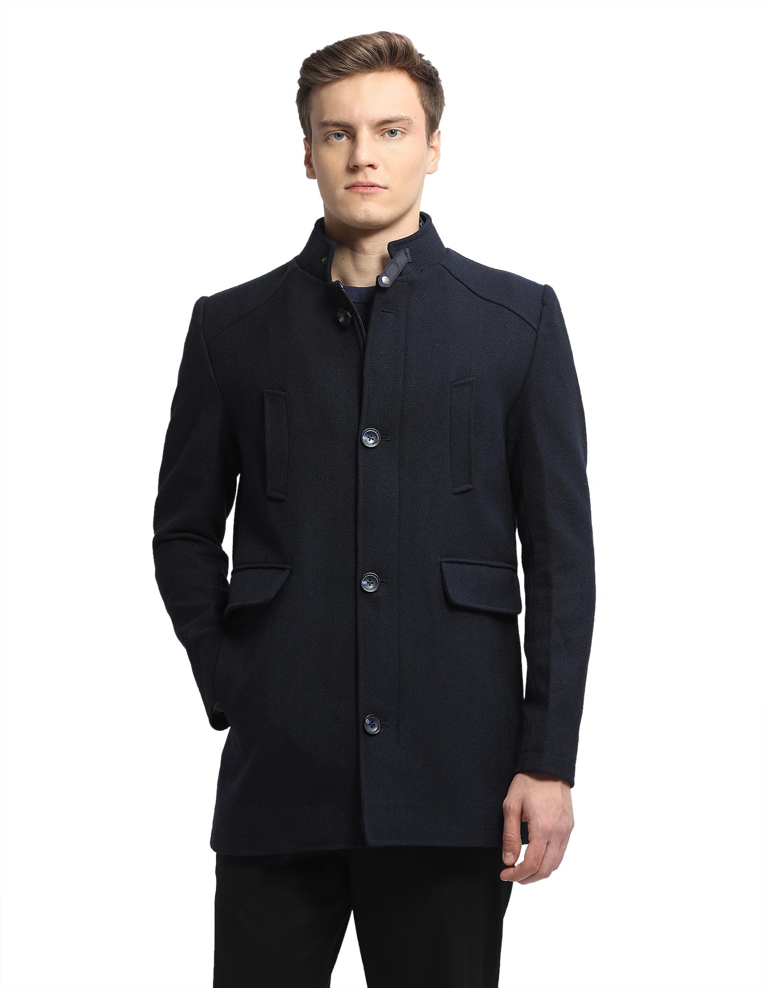 arrow sports Arrow sport men's solid regular fit coat-picture-23