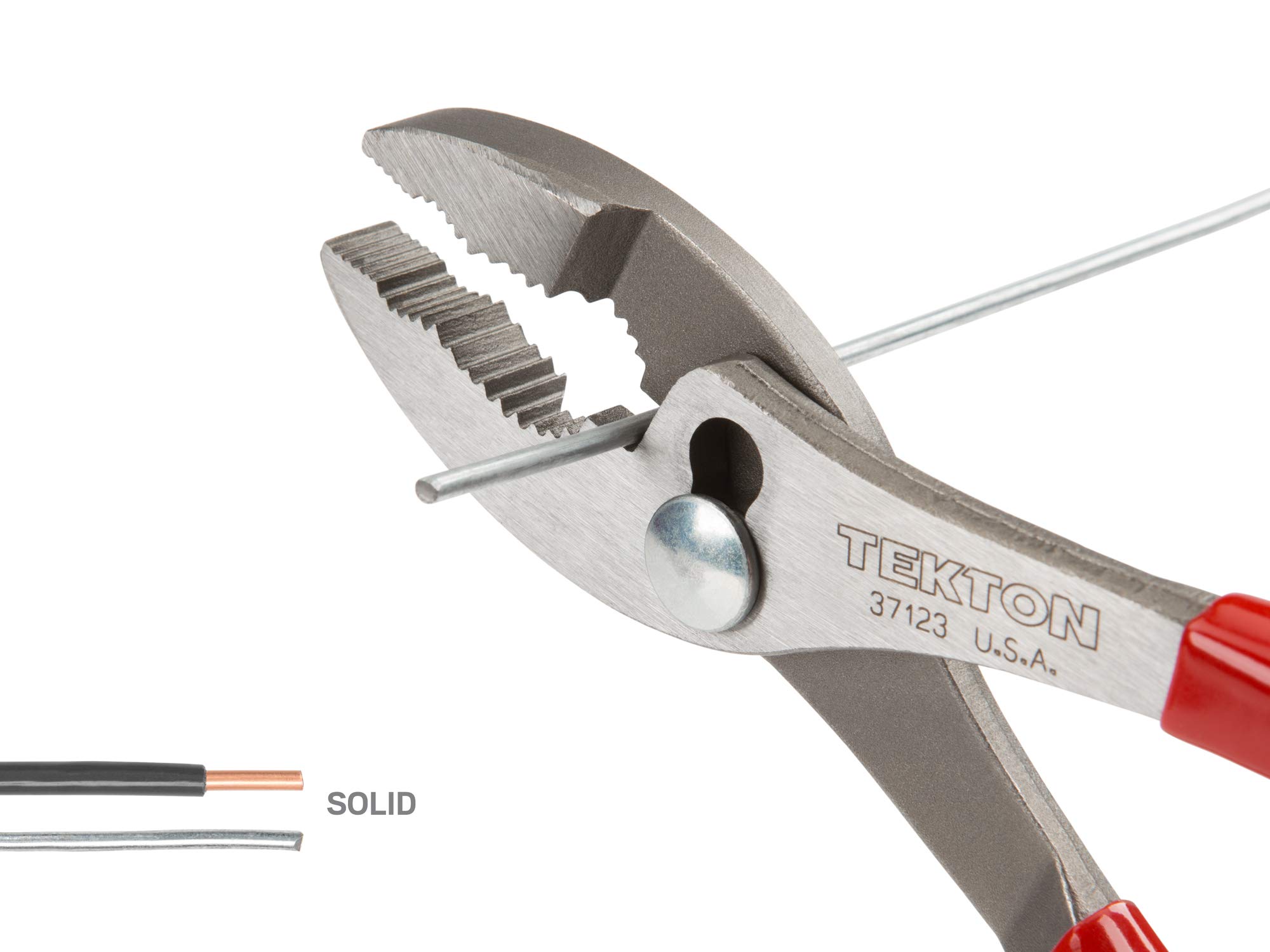 TEKTON 37123 - Tenacillas de apertura múltiple ajustables de 8 de pulgada