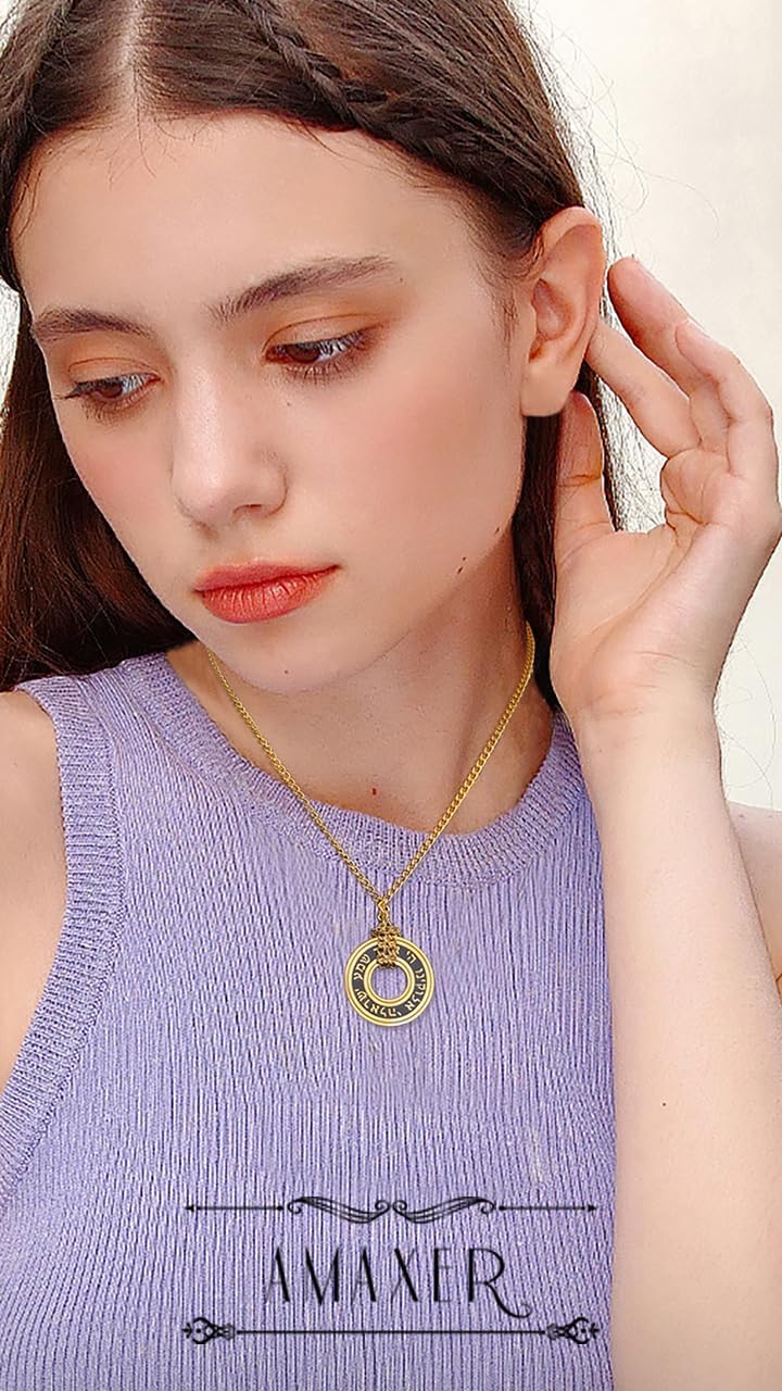 Amaxer Shema Yisrael Adjustable Necklace for Unisex Stainless Steel Hebrew Kabbalah Blessing Jewish Religious Jewelry - Image 2