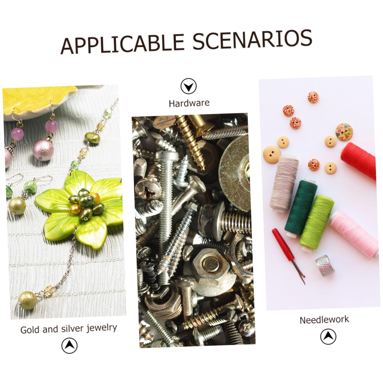 Uonlytech 2sets Stoccaggio Plastica Con Scomparti Rimovibili Contenitore Multifunzionale Per Gioielli e Componenti Elettronici Misti Blu Rosa e Trasparente