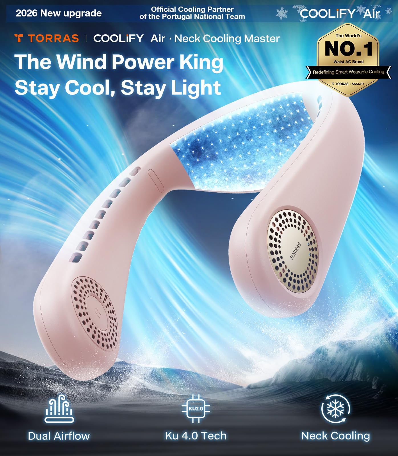 Amazon | TORRAS COOLiFY Air 2025 アップグレードネックファン