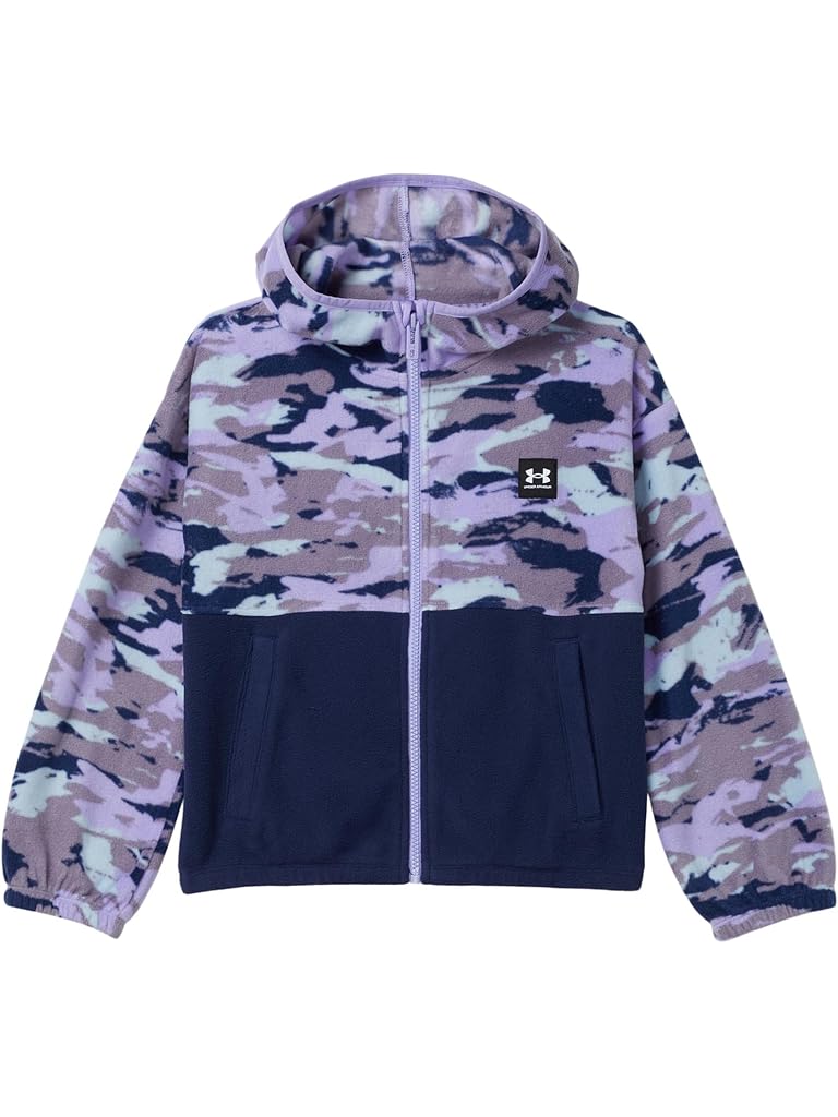 Clear Under Armour Printed Full Zip (Big Kid)