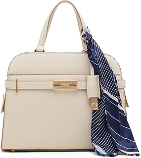 Anne Klein Medium Belted Satchel with Convertible Strap