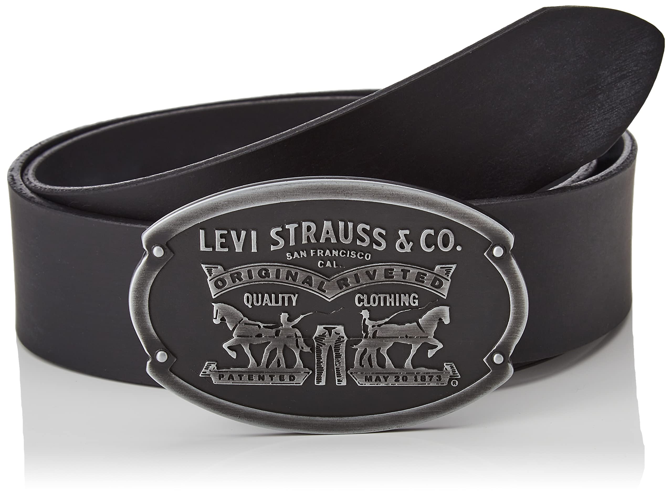 Levi's Metal Two Horse Keeper Belt Ov heren Riem