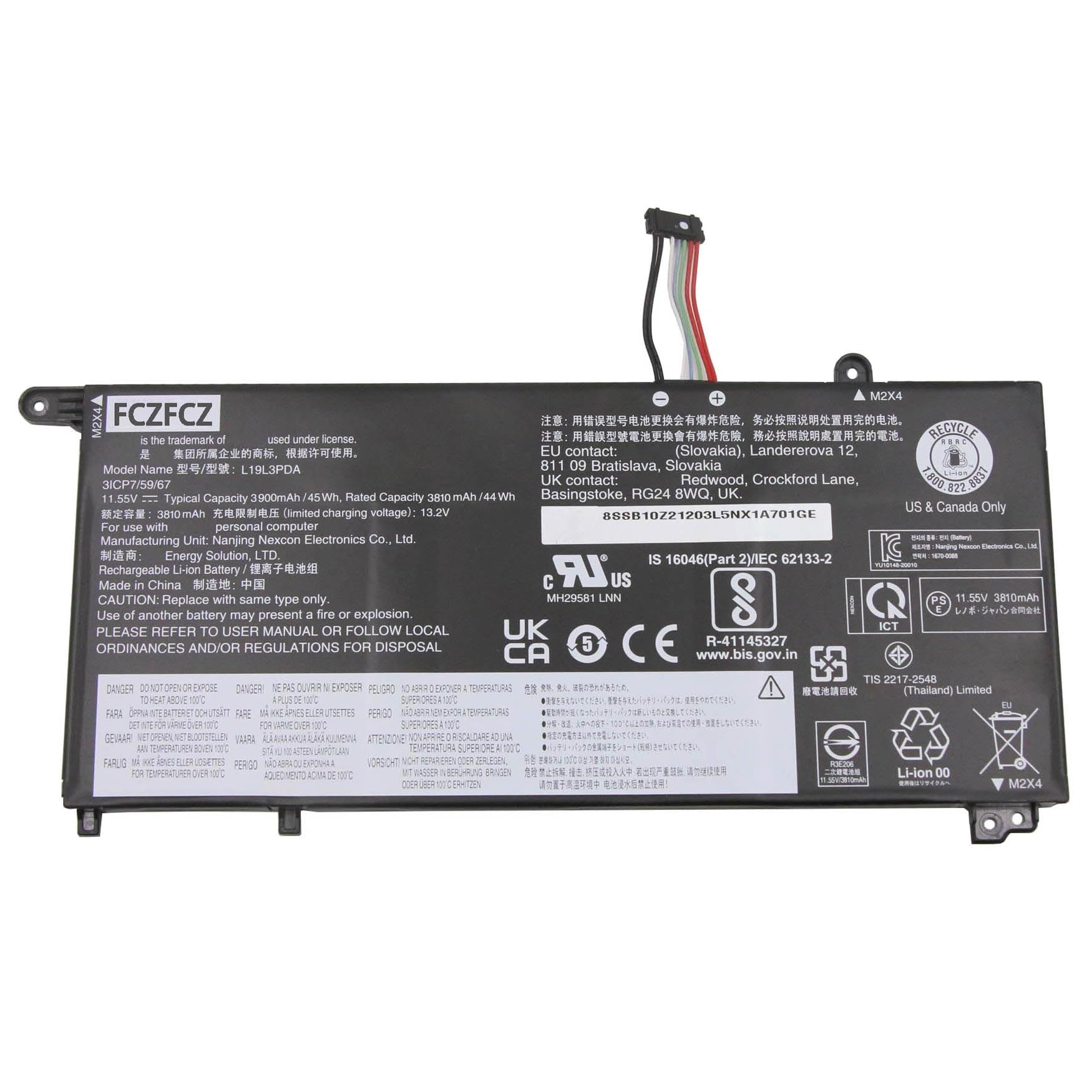 【極上品/電池99%】ThinkBook 14 Gen3 / 箱・付属品完備 Lenovo レノボ ThinkBook 14 15 Gen2 Gen3 純正 交換用内蔵バッテリー
