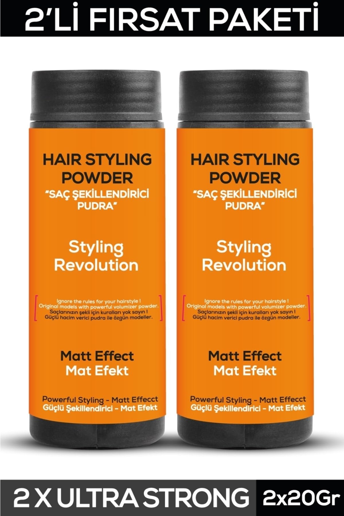 Fontenay Saç Şekillendirici Pudra Toz Wax Ultra Strong X2 Profesyonel Saç Fırçası 1018 3'Lü Set