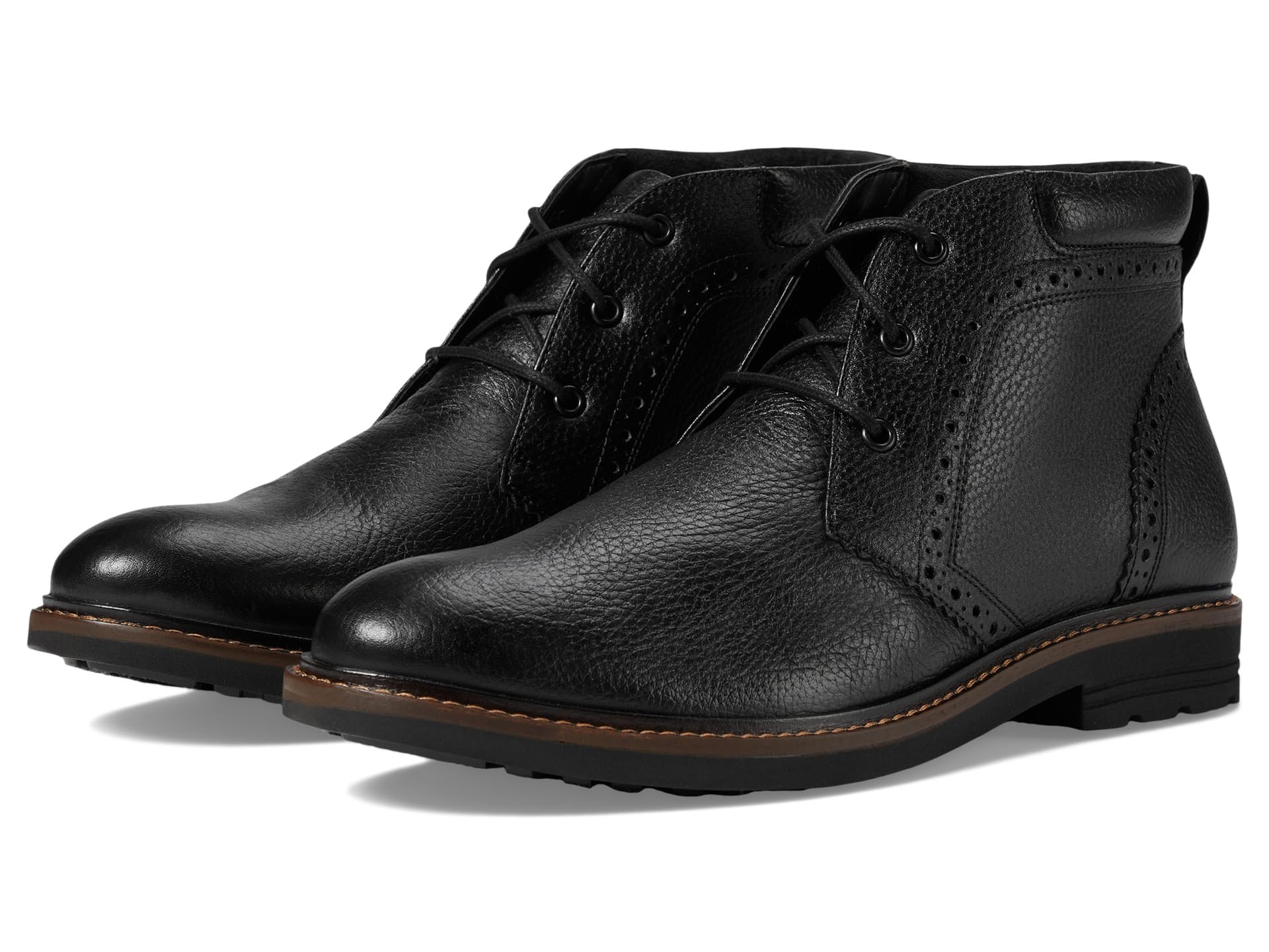 Nunn Bush Ozark 2.0 Plain Toe Chukka Leather Boots