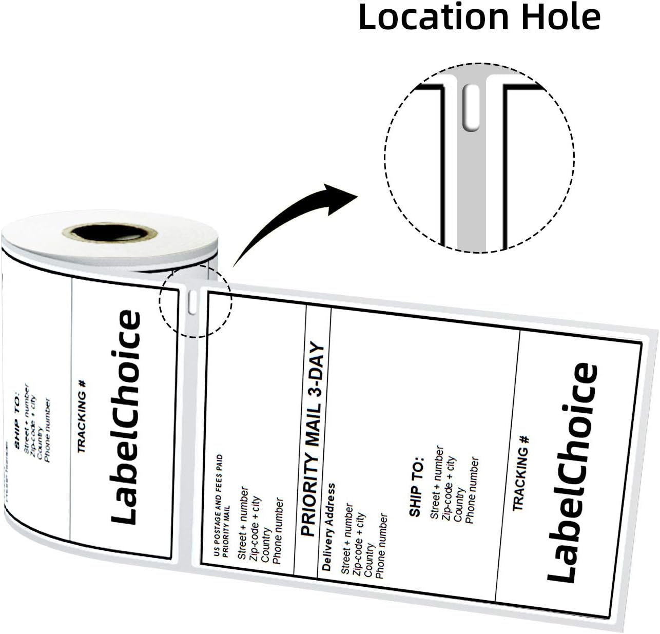 2640 Labels Compatible Dymo 1744907 Shipping Labels（Not for Dymo 550, 5XL）,12 Rolls 4x6 Adhesive Direct Thermal Postage Labels Replacement Used with Dymo Labelwriter 400 450 Twin Turbo,4XL