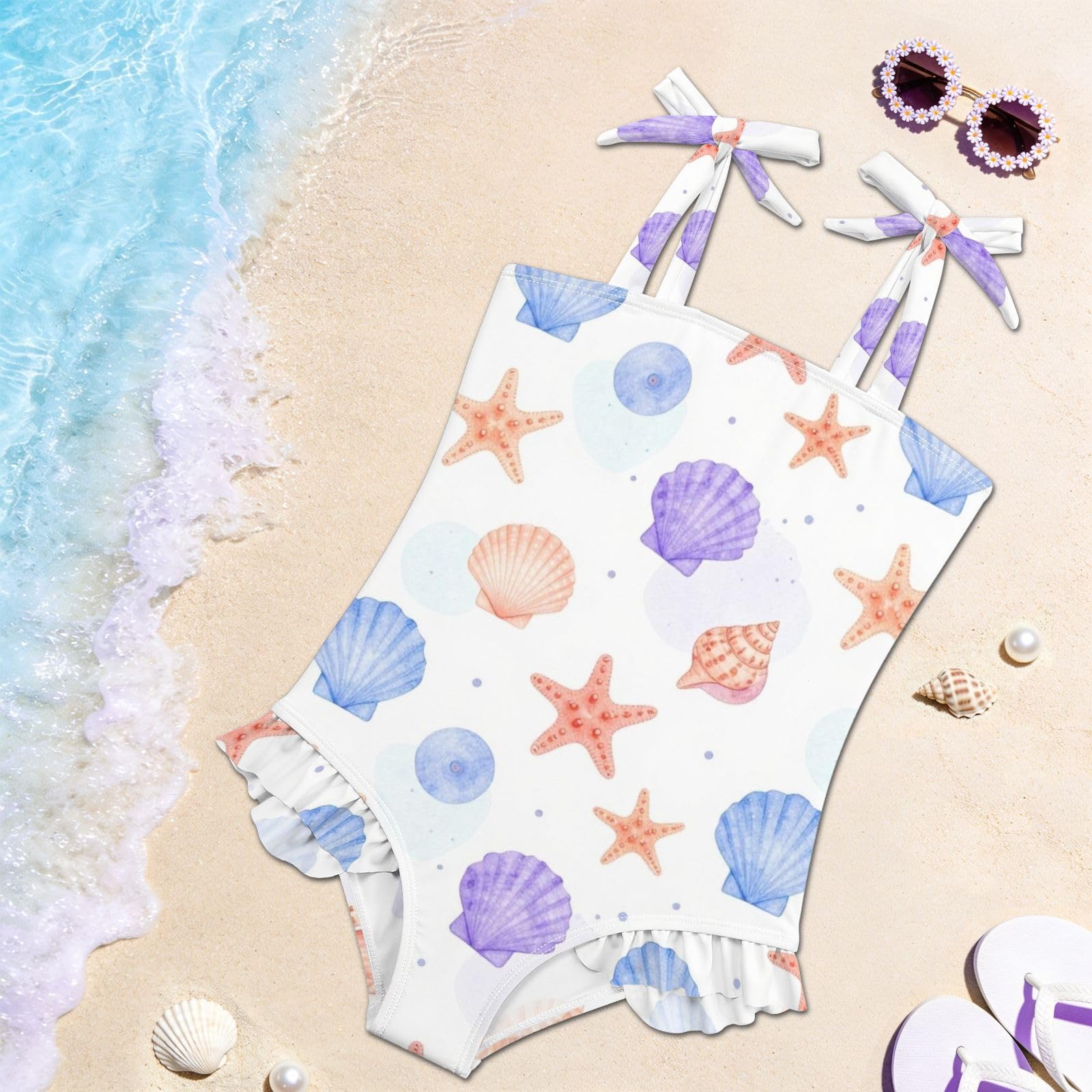 FRODOTGV Costume da bagno intero per ragazze, ad asciugatura rapida, per piscina, spiaggia, surf, per bambini