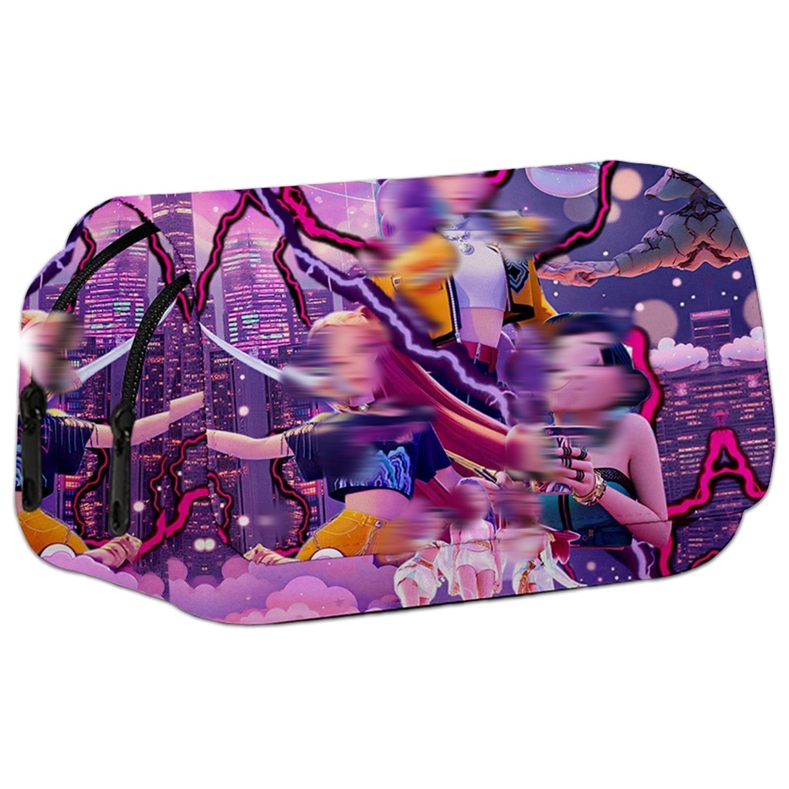 Heartsking Kpop Large Capacity Pencil Case, Double-Sided Printing Storage Pen Case Pen Pouch Bag Stationery Case with Compartment Pencilcase for Girl Student Teens Adult Office Supplies