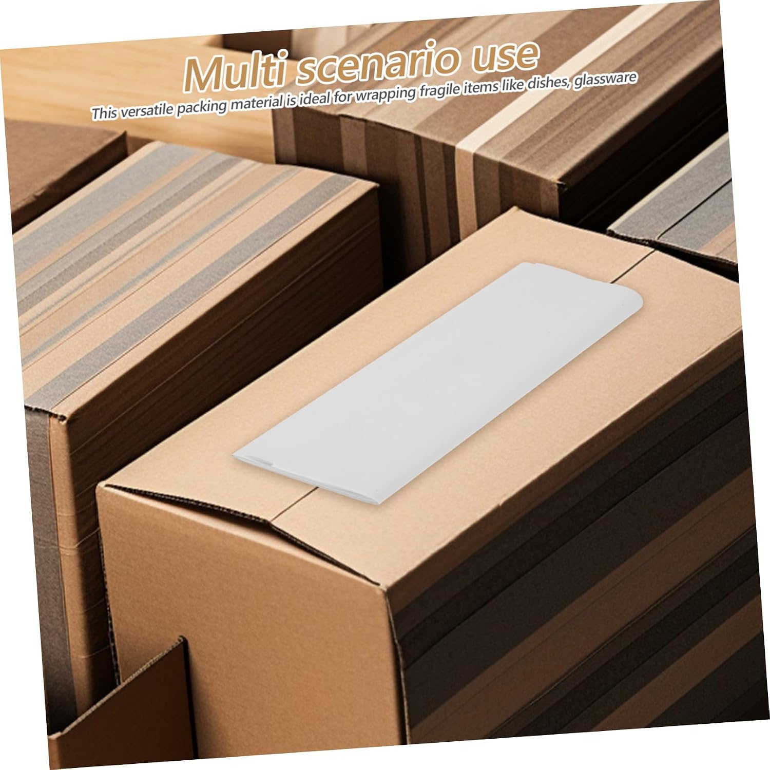 100Sheets Blank Newsprint Paper for Moving Packing and Shipping Recyclable Kraft Paper Roll Versatile Wrapping Paper for Fragile Items and Crafts
