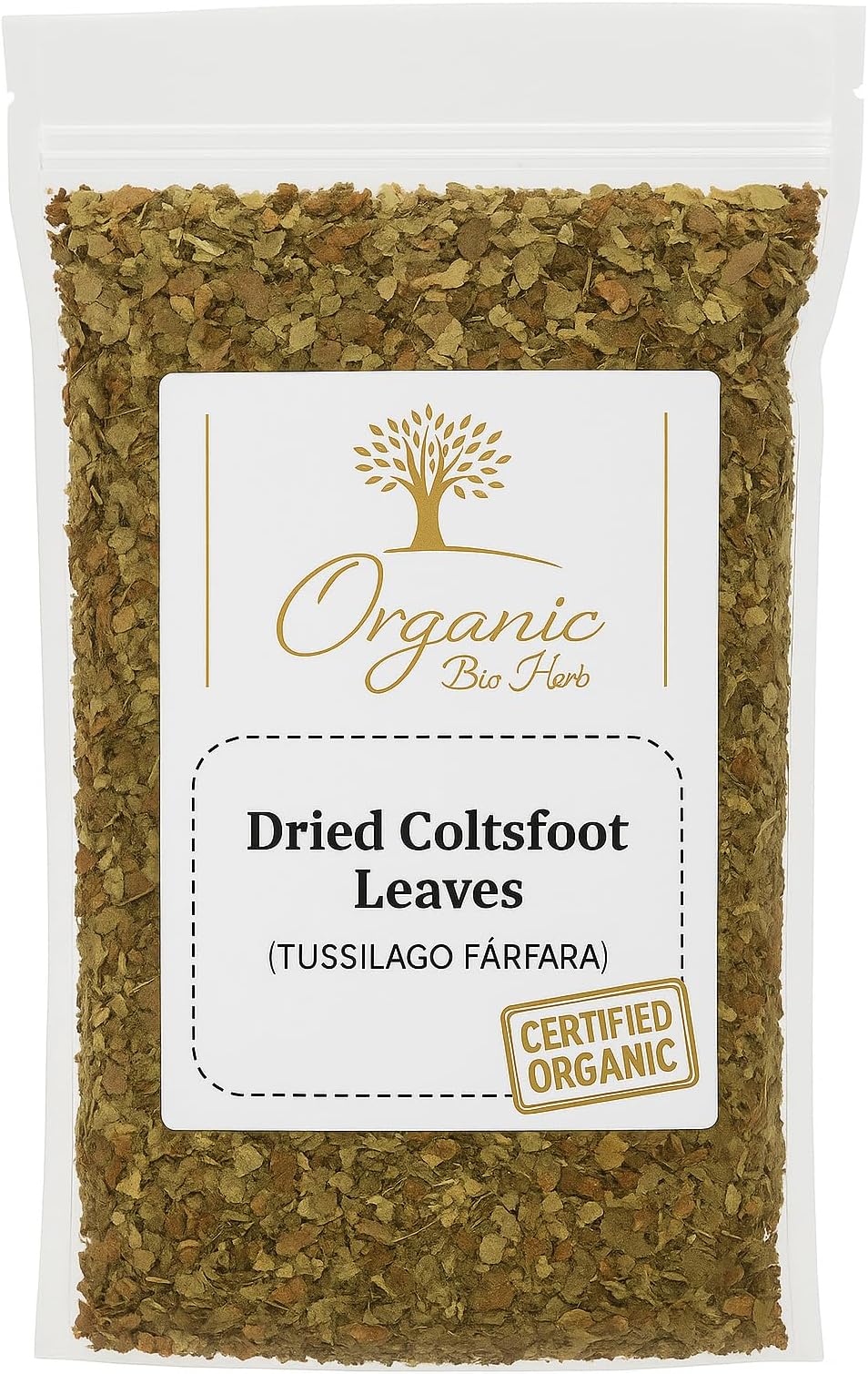 Organic Bio Herbs-Organic Dried Coltsfoot Leaves (Tussilago Farfara) 6 Oz.