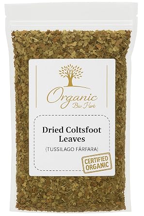 Organic Bio Herbs-Dried Coltsfoot Leaves Tussilago Farfara 6oz - All-Natural Herbal Supplement Wellness - Premium Quality, Non-GMO, and Eco-Friendly