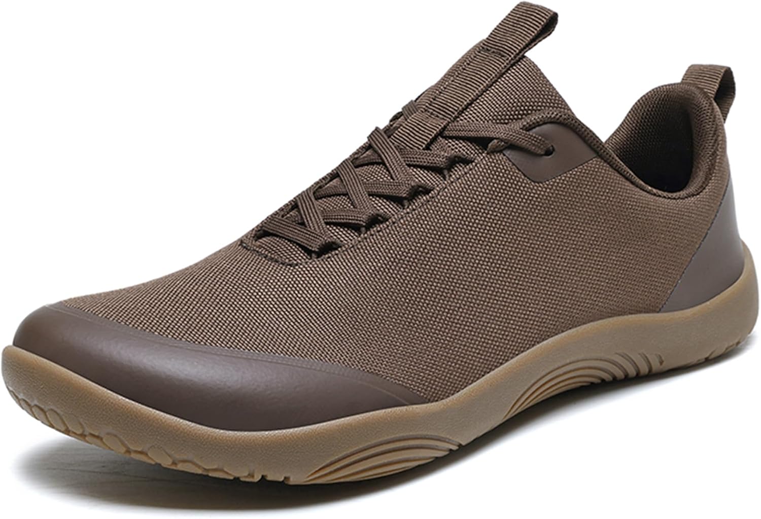 Men's Wide Width Hiking Shoes, Wide Toe Box for Wide Feet High Instep, Non-Slip Casual Lightweight Slip-On Shoes, Breathable Mesh Outdoor Trekking Sneakers