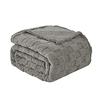 Good Nite Coperta Pile Plaid a Scacchi - Coperta Letto Matrimoniale e Singolo