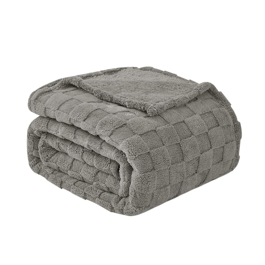 Good Nite Coperta Pile Plaid a Scacchi - Coperta Letto Matrimoniale e Singolo, Coperta Divano, Coperta Quattro Stagioni Morbido Accogliente e Caldo Saldo per Primavera Estiva Autunno Inverno
