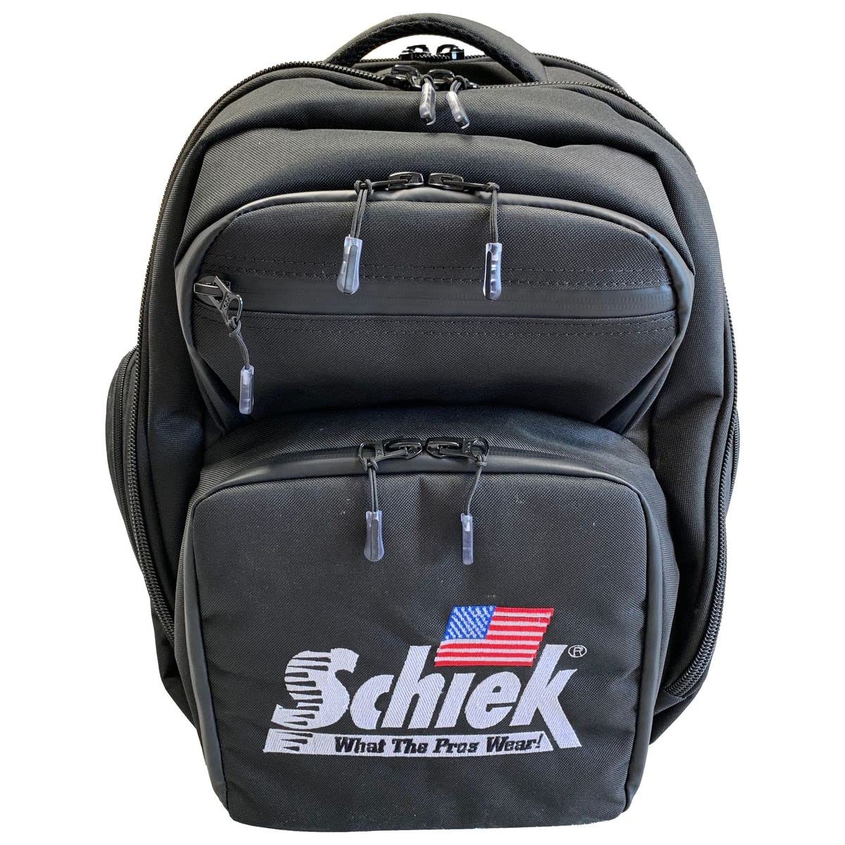 SchiekSports Model 700mp Meal Backpack - Insulated Lunch Backpack with Removable Meal Compartment, Black