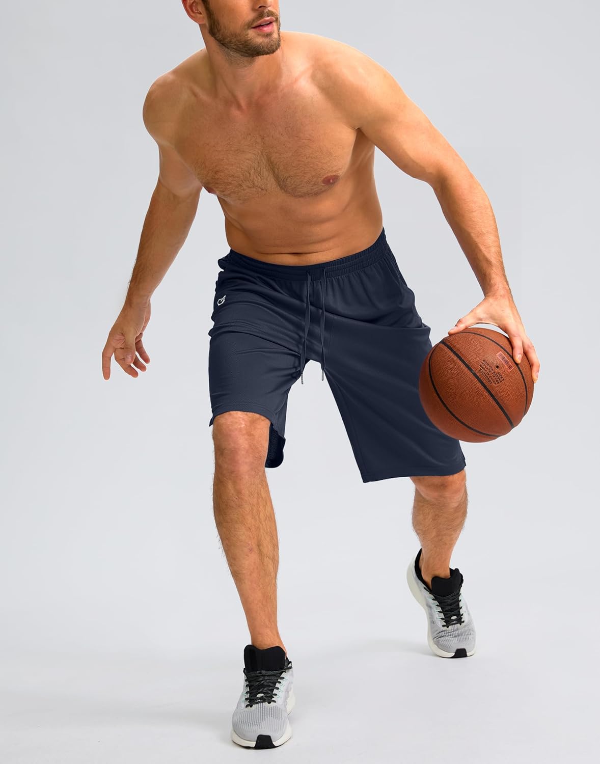 G Gradual Men's Athletic Shorts with Pockets 11" Long Basketball Shorts Lightweight Quick Dry Gym Workout Shorts for Men - Image 4