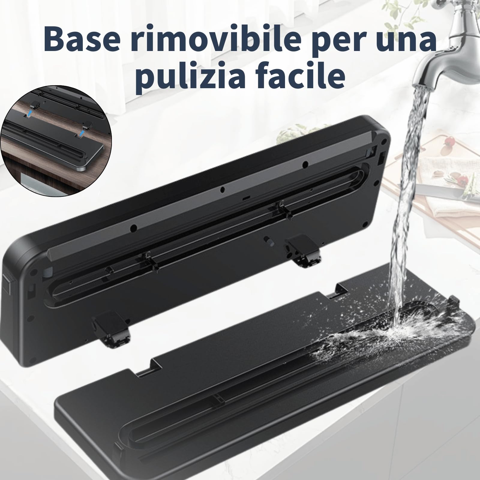 Macchina Sottovuoto Alimenti, 5 In 1 Macchina Sottovuoto Professionale Vacuum Sealer，Macchina Sottovuoto Domestica Per Conservazione Fresca(10 Sacchetti a Vuoto)
