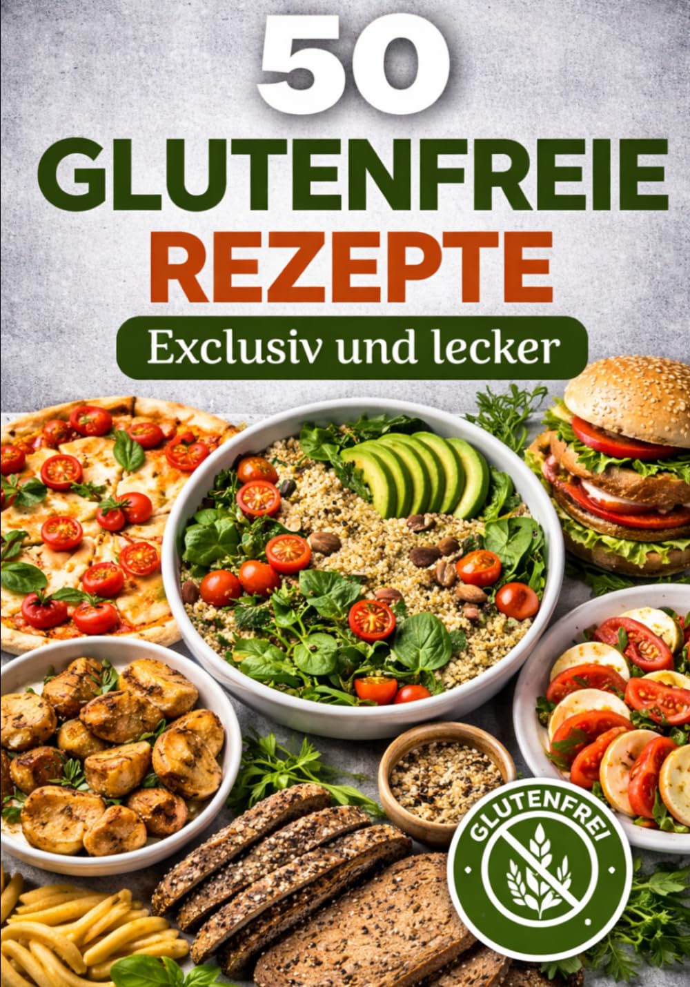 50 "GLUTENFREIE" Rezepte: Lecker und Gesund