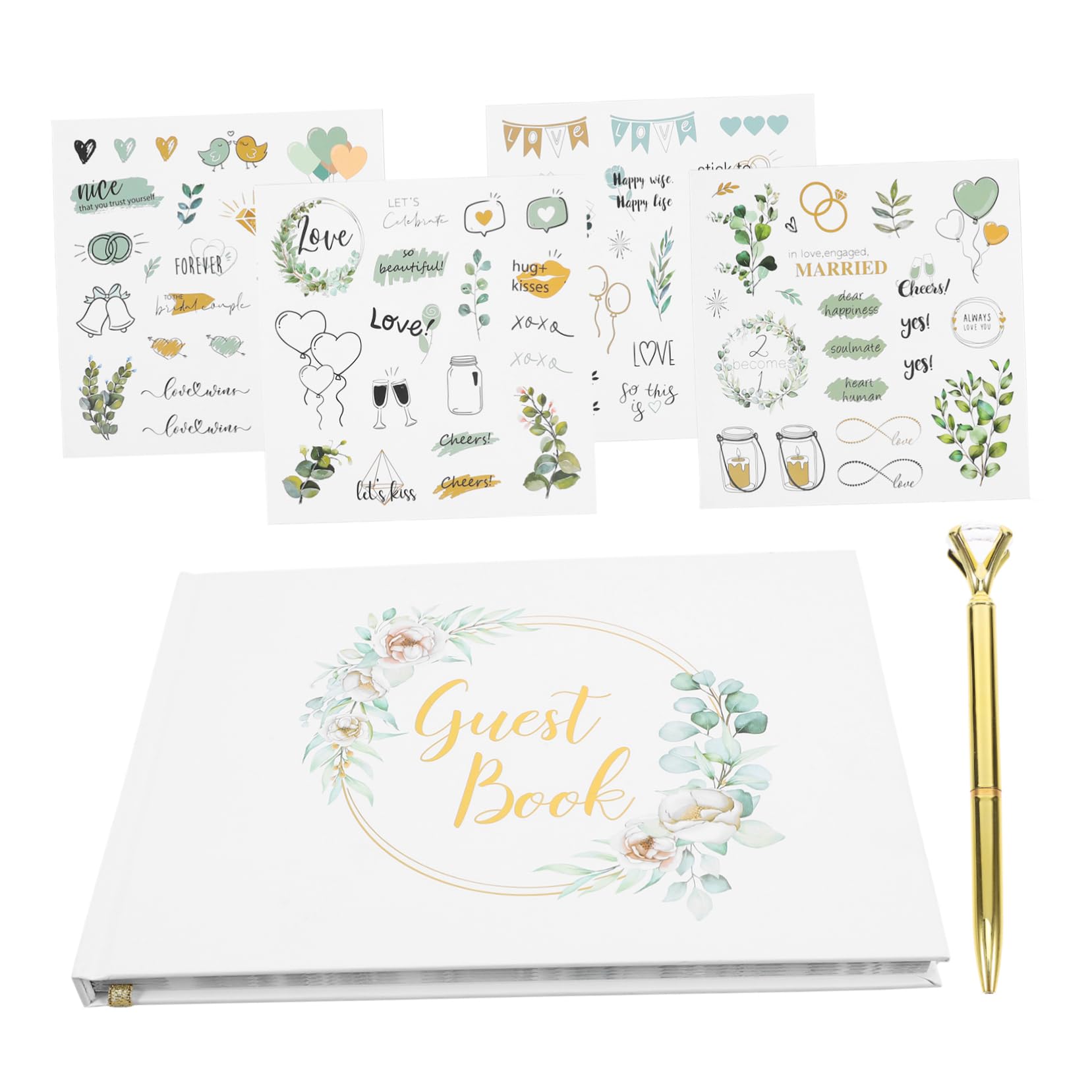 Libro Dei Ospiti Matrimonio Album Ritaglio Libro Delle Firme Per Ricevimenti Elegante Dei Ospiti Per Fidanzamenti e Matrimoni