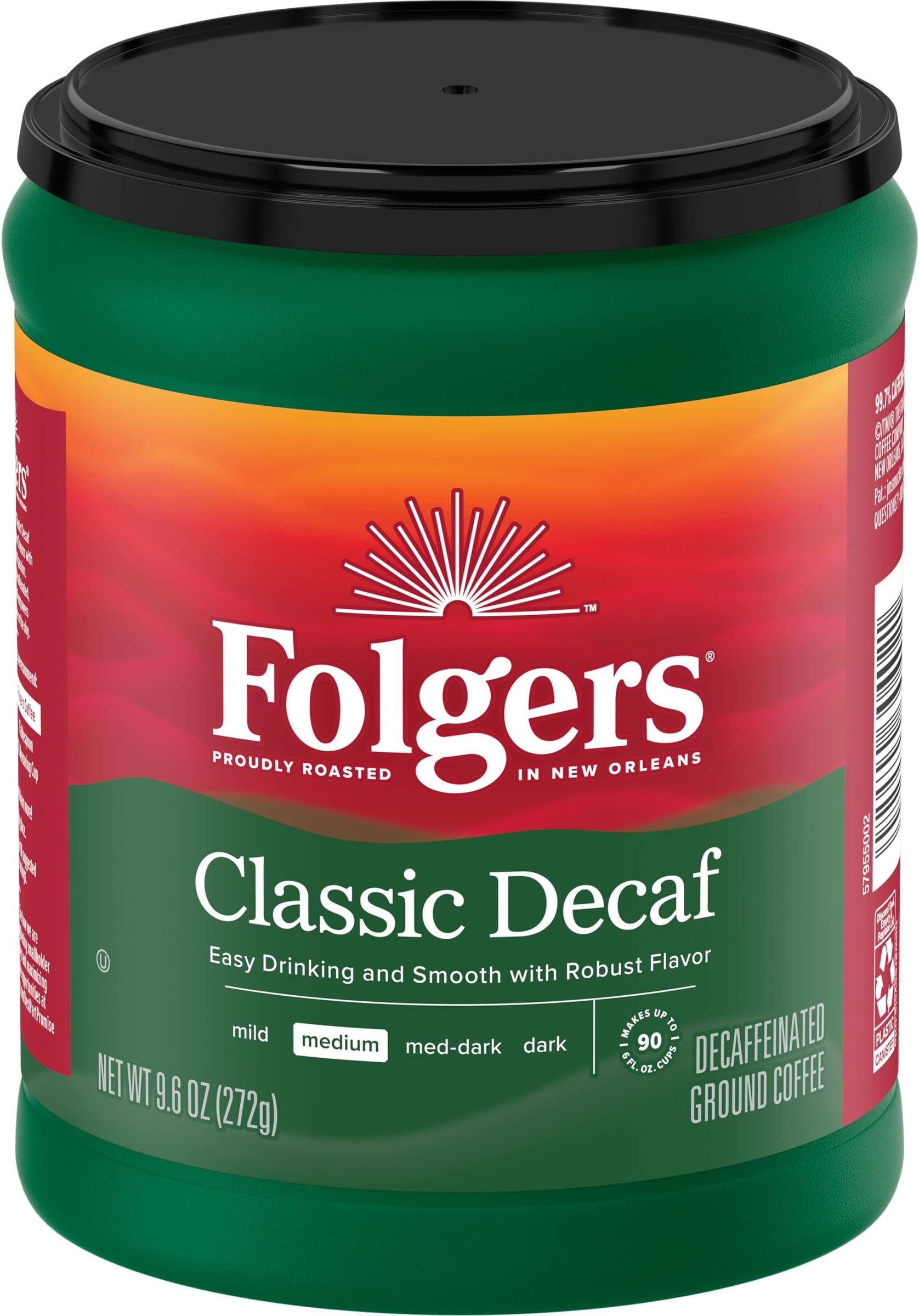 Classic Roast Decaf Ground Coffee 272g