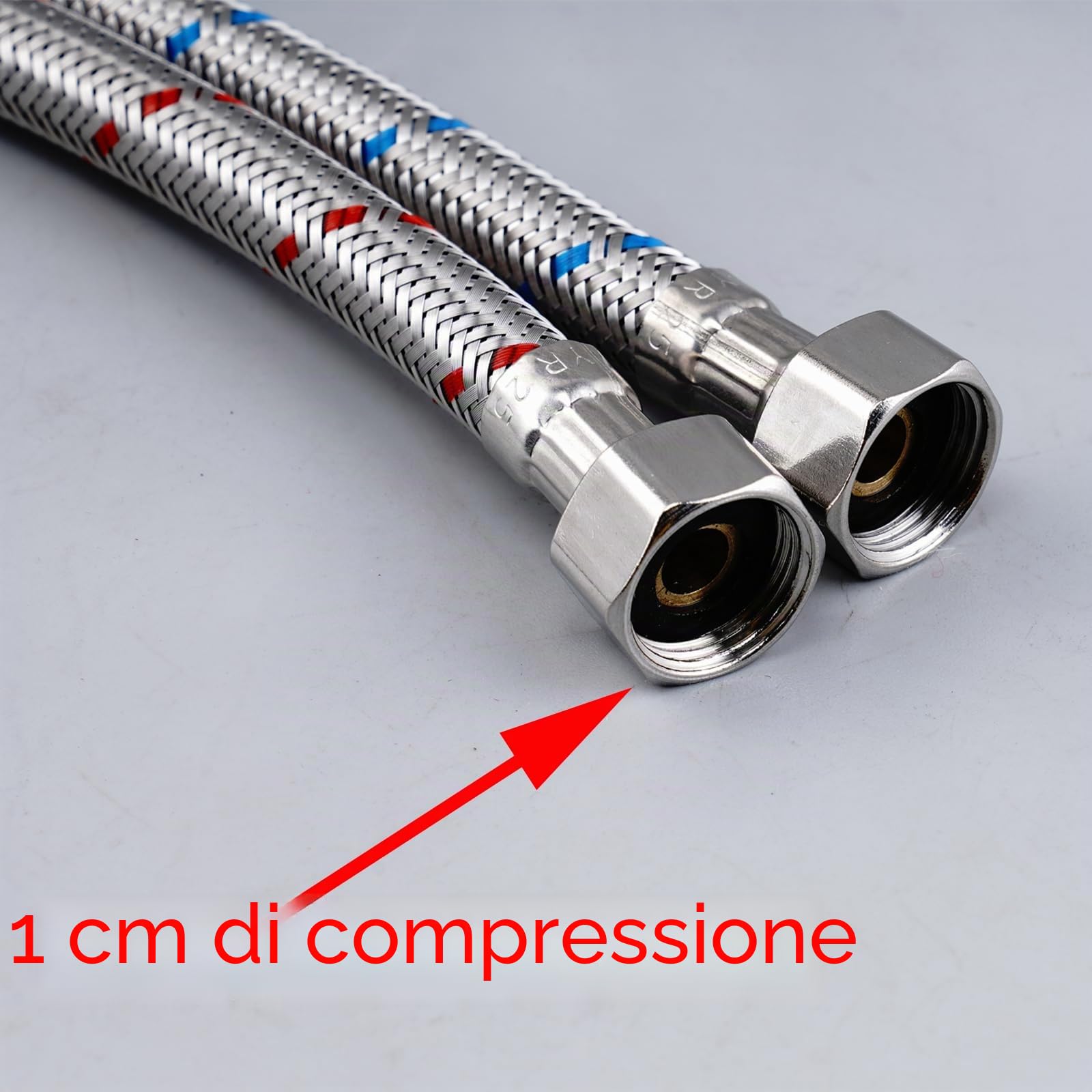 Collegamento Del Tubo Flessibile 60 cm Tubo Flessibile Rubinetto Cucina 3/8 Estensione Flessibili Per Miscelatori