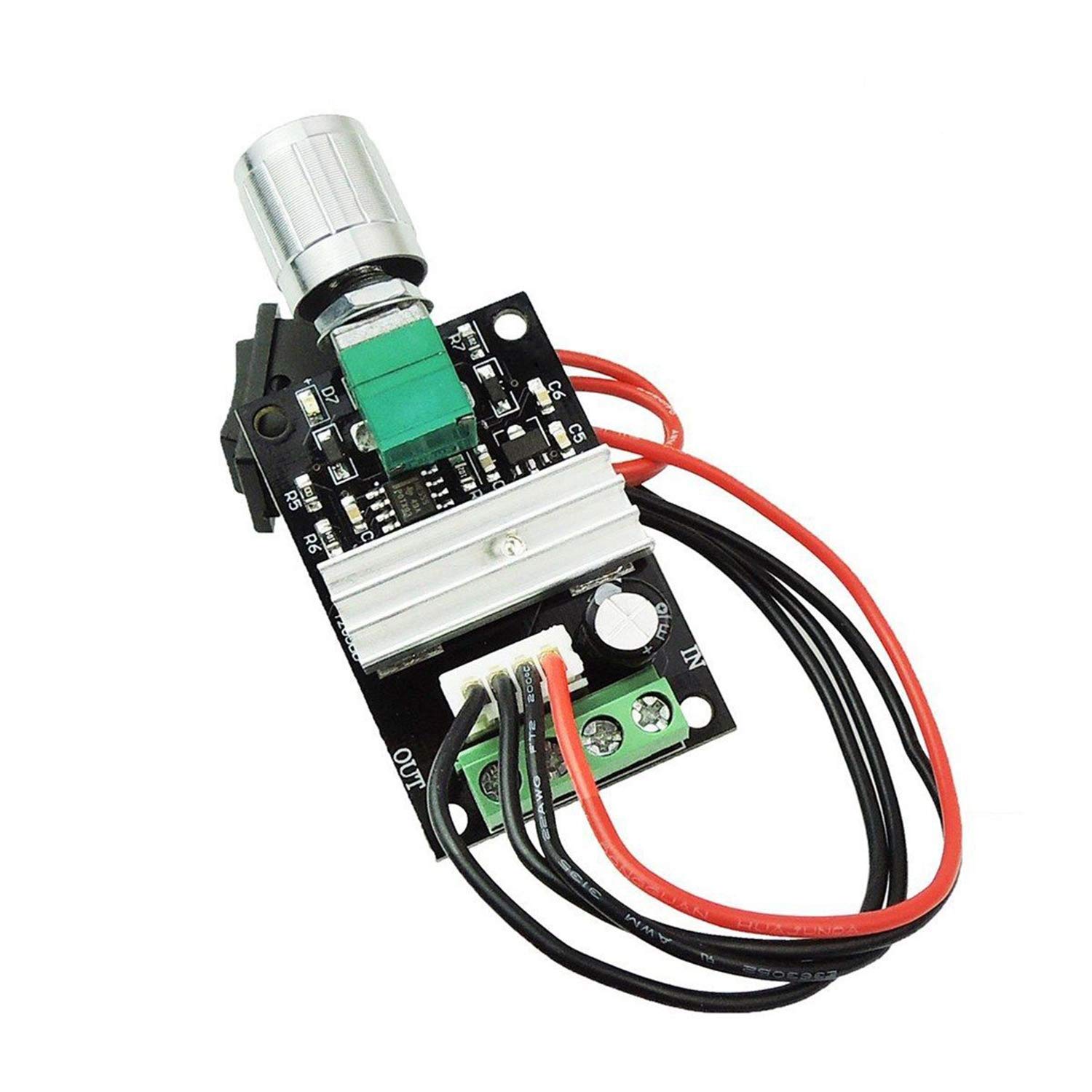Snapklik.com : Greartisan 6V-28V 3A DC Motor Speed Controller PWM ...