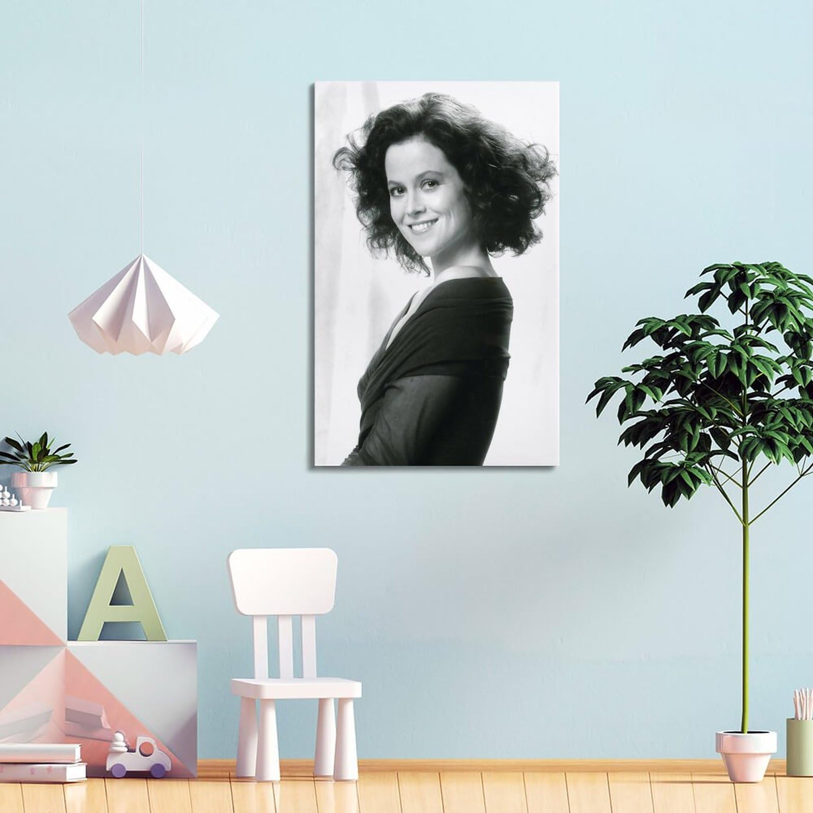 Poster Su Tela Con Cornice Sigourney Weaver, Formato 20x30 Cm, Opera D'arte Moderna Per Camera Da Letto, Soggiorno O Home Cinema