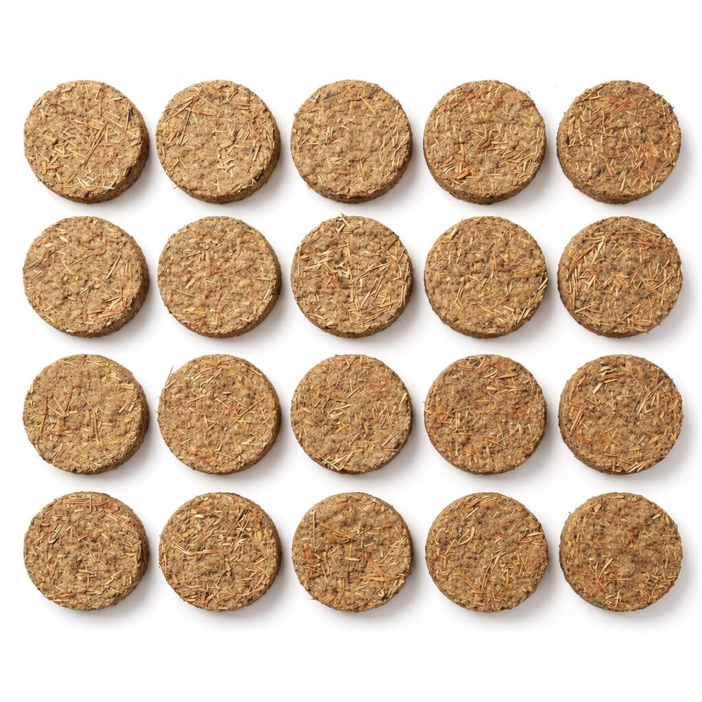 Cow Dung Cakes 9 Pieces Pack | Pooja Havan Upla | Natural Gobar Cake प्रत्येक गोबर उपला लगभग 4 इंच (10 सेमी) व्यास (ऊपर से) और लगभग 1 इंच मोटाई का होता है,-image-2