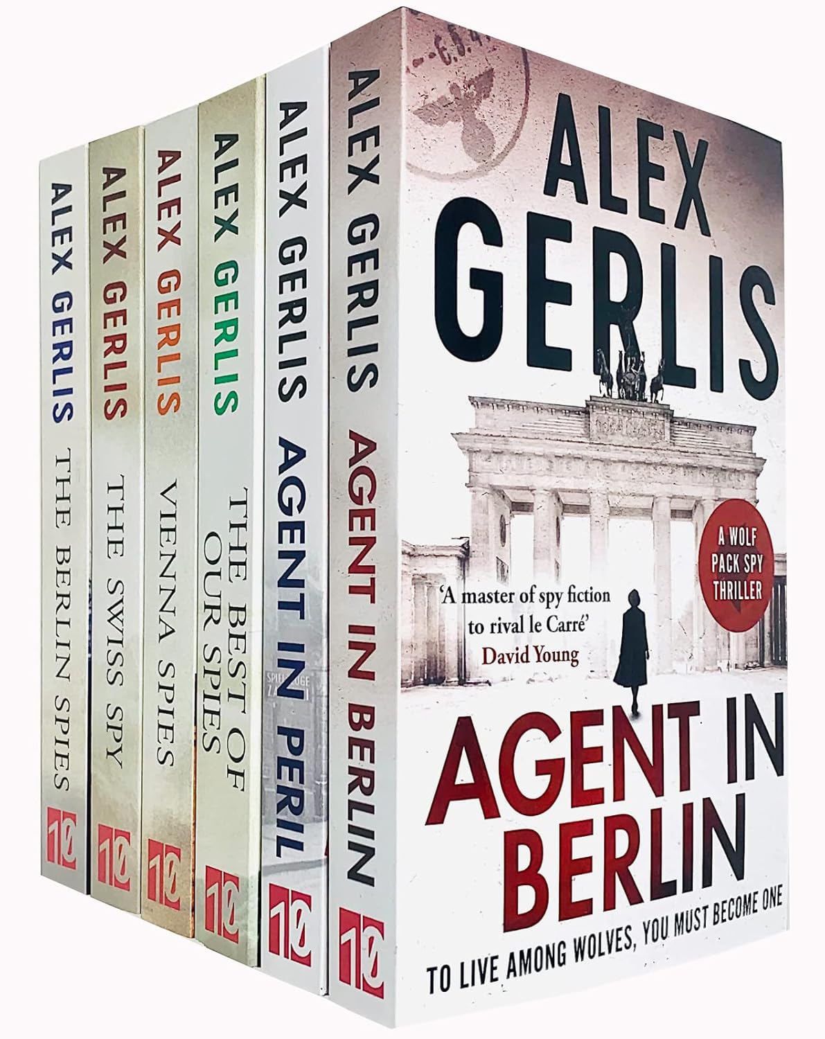 Alex Gerlis Wolf Pack & Spy Masters Series Collection 6 Books Set