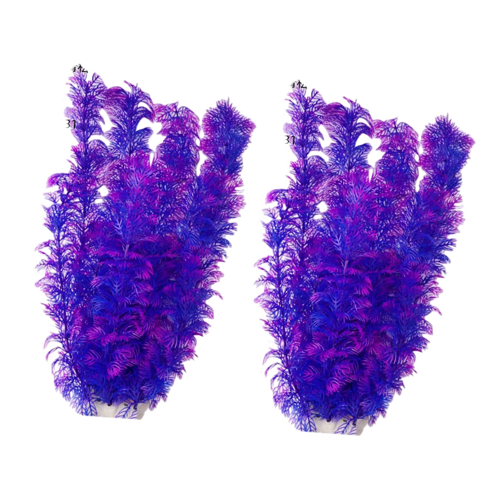Msioytog 2lots Artificial Silk and Water Plant Colorful Simulated Underwater for Homes or Offices Aquariums Aquariums Decorations Plant