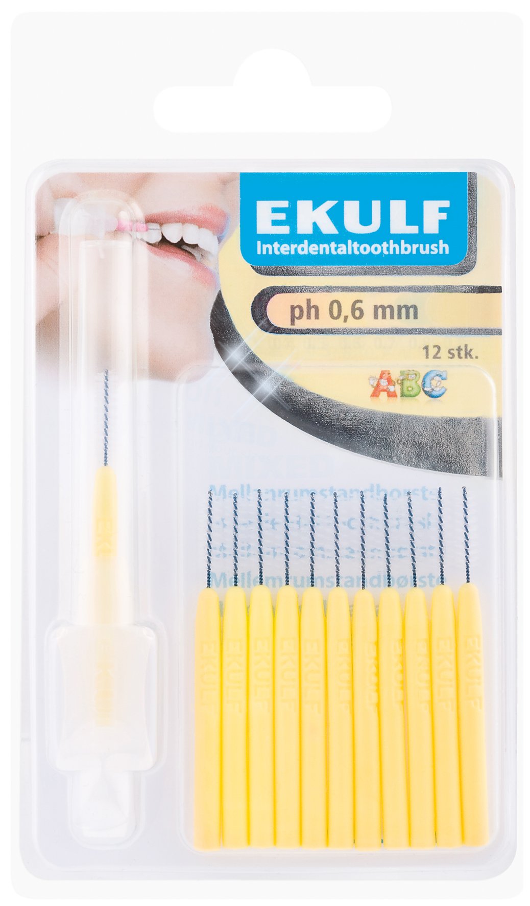 Interdental Toothbrush 12 Brushes - 0.6mm-image-30