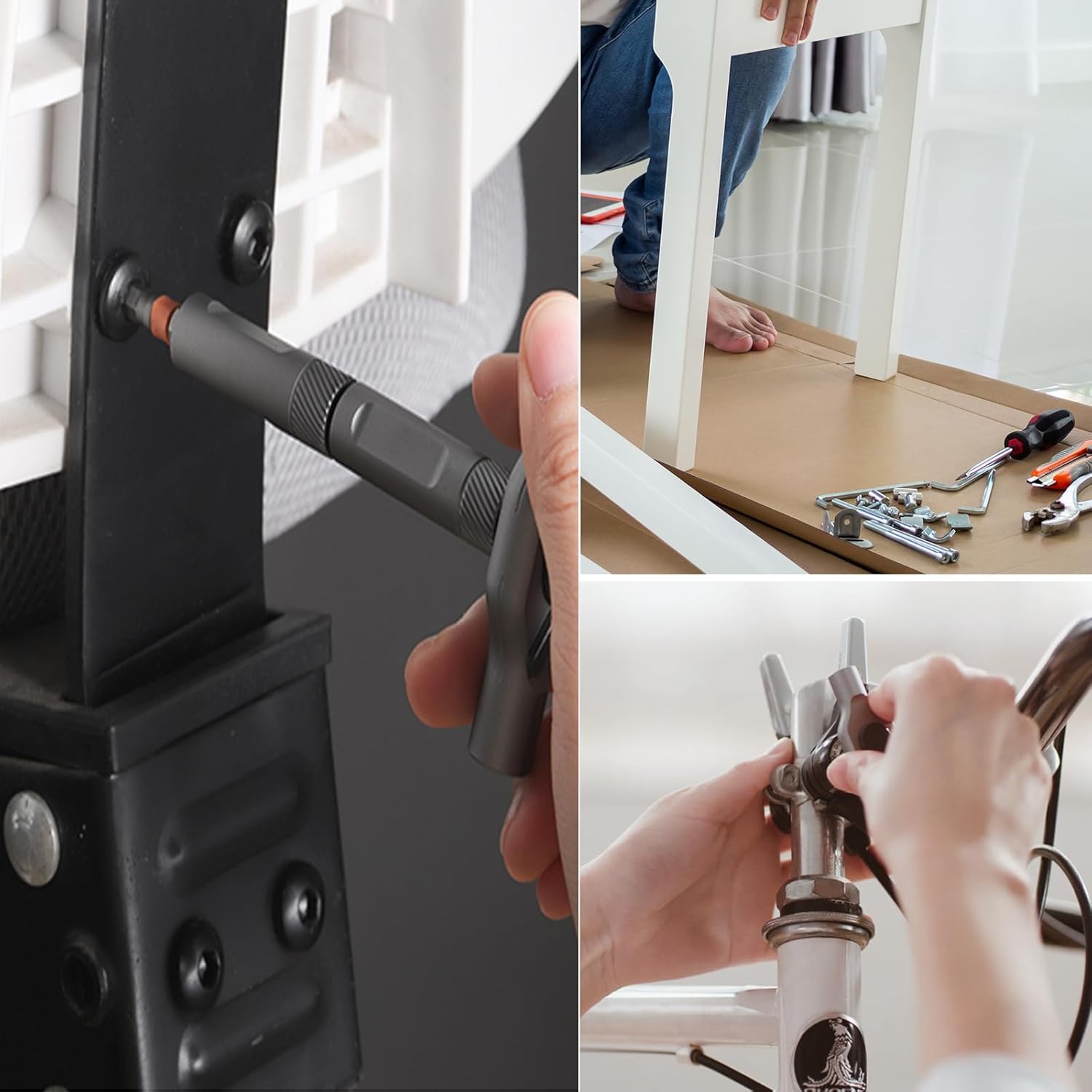 24 in 1 Dly Screwdriver Set Magnetic Compact and Portable Ratchet Screwdriver, Multifunctional Magnetic Ratchet Screwdriver Set, T Handle Ratchet Screwdriver Tool Combination Set Household (1)