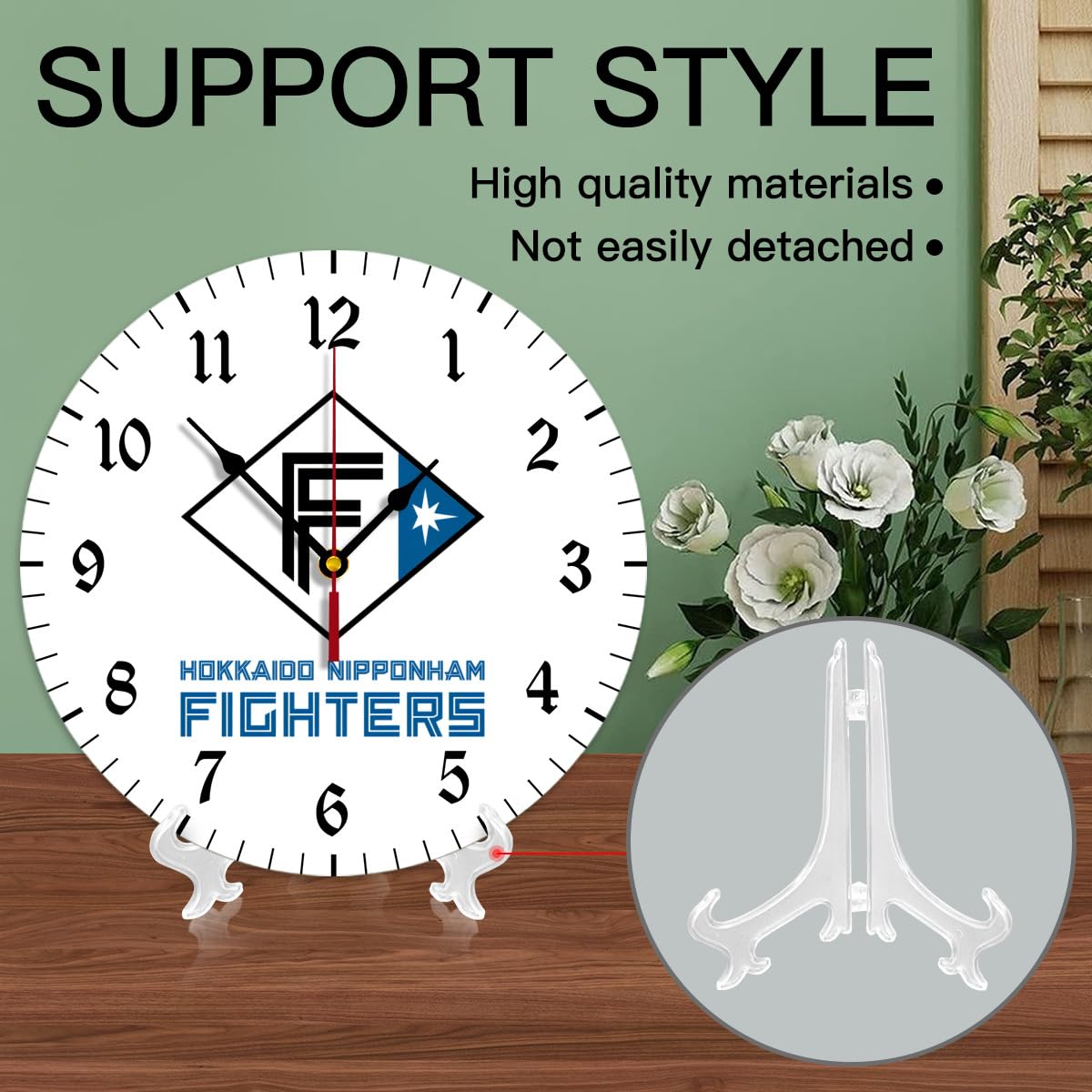 Amazon.co.jp: 北海道日本ハムファイターズ 壁掛け時計 掛け時計