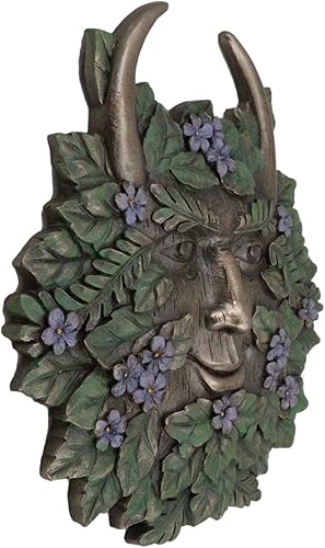 Miniatura 5 de Ebros Gift The Horned God Spring Season Greenman Pan - Placa decorativa de 7 pulgadas de ancho