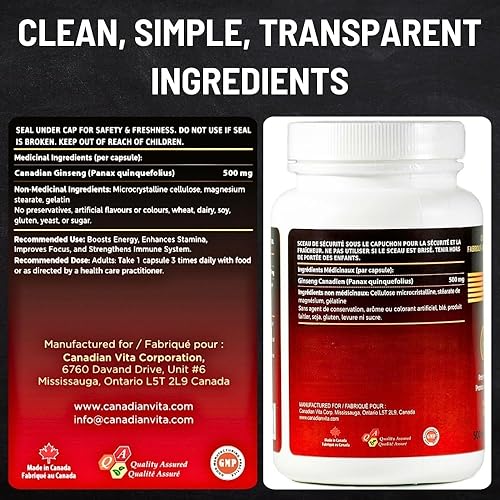 Miniatura 2 de Cápsulas de ginseng - Sistema inmunológico y apoyo energético - 500 mgcápsula - 60 cápsulas