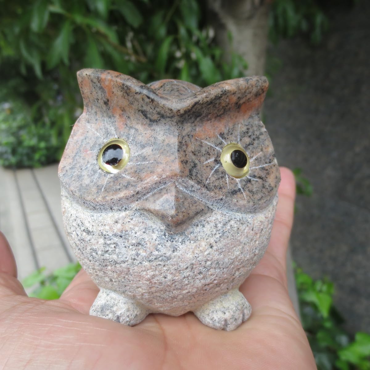 置物 フクロウ ふくろう 梟 オブジェ 福郎 黒御影石 玄関 看板 縁起物 Amazon.co.jp: フクロウ ふくろう 置物 梟 オブジェ 福郎 御影石
