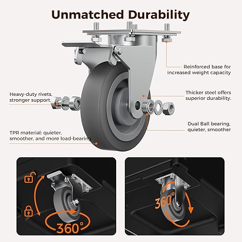 Miniatura 4 de Calentadores de alimentos de catering no eléctricos de 127 cuartos de galón con ruedas, pestillo de acero inoxidable 304 y eje de puerta,
