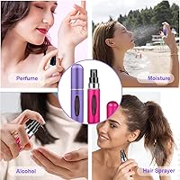 Vista 6 de Mini botella atomizadora de perfume recargable, botella de spray de perfume portátil, botellas de perfume atomizador, botellas de perfume de 0.2 fl